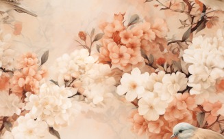 Floral Pattern Tile Background 102
