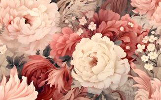 Floral Pattern Tile Background 109