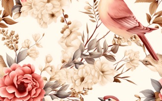 Floral Pattern Tile Background 10