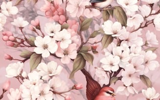 Floral Pattern Tile Background 133