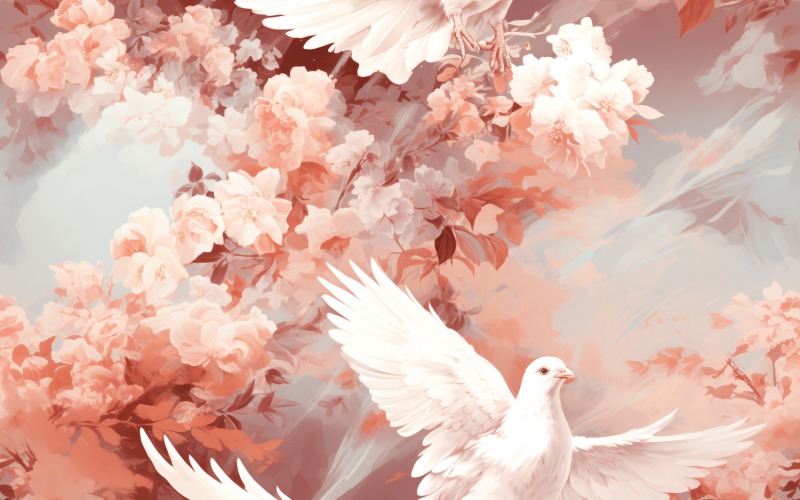 Floral Pattern Tile Background 146