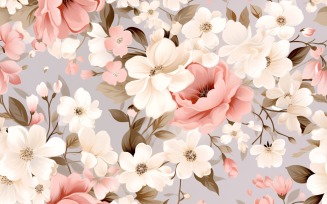 Floral Pattern Tile Background 148