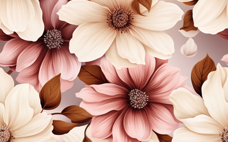 Floral Pattern Tile Background 35
