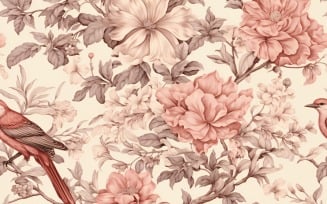 Floral Pattern Tile Background 38