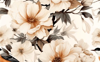 Floral Pattern Tile Background 52