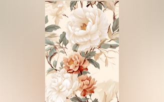 Floral Pattern Tile Background 53