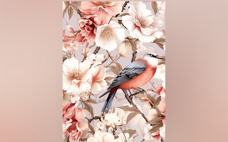 Floral Pattern Tile Background 55