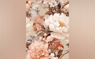 Floral Pattern Tile Background 62