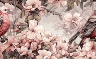Floral Pattern Tile Background 65