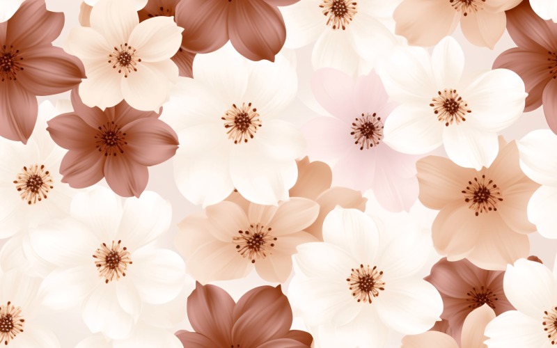 Floral Pattern Tile Background 66