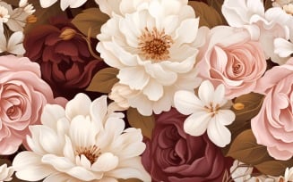 Floral Pattern Tile Background 69