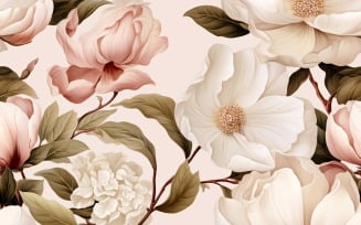 Floral Pattern Tile Background 76