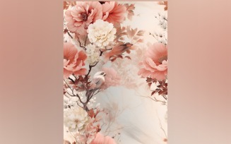 Floral Pattern Tile Background 79