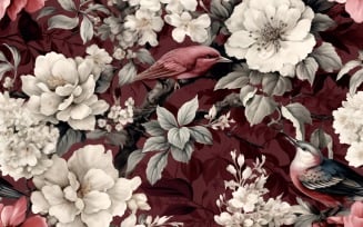 Floral Pattern Tile Background 81