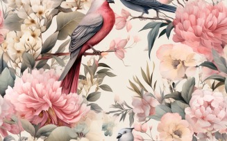 Floral Pattern Tile Background 91