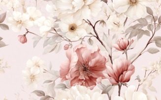 Floral Pattern Tile Background 106