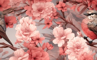 Floral Pattern Tile Background 107