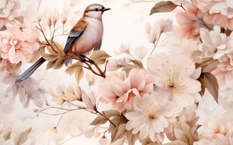 Floral Pattern Tile Background 114