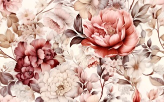 Floral Pattern Tile Background 145
