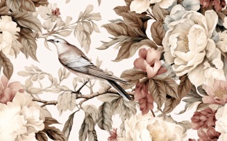 Floral Pattern Tile Background 31