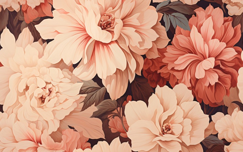Floral Pattern Tile Background 40.