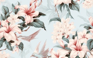 Floral Pattern Tile Background 49
