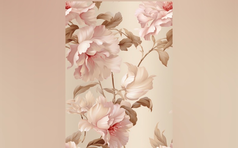 Floral Pattern Tile Background 59