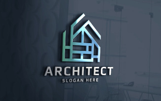 Architect Building Real Estate Logo