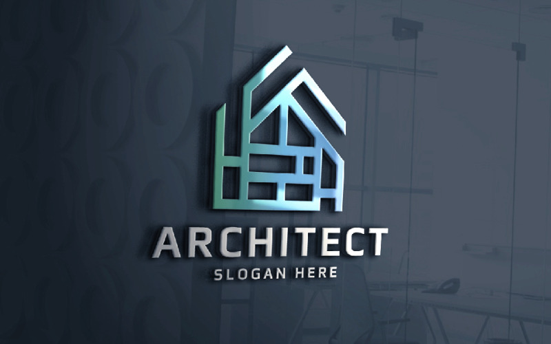 Architect Building Real Estate Logo Logo Template