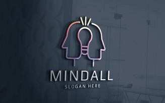 Mind Share Idea Professional Logo