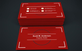 Minimalist Business Card Template for a Professional Edge