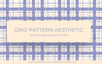 Aesthetic Grid Seamless Pattern