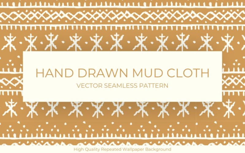 African Mud Cloth Pattern