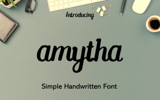 Amytha Modern Handwritten Font