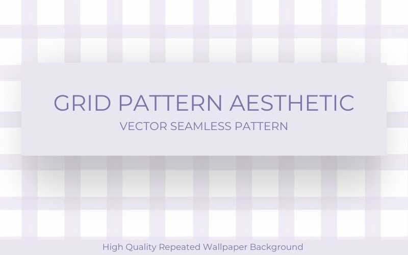 Cute Grid Seamless Pattern