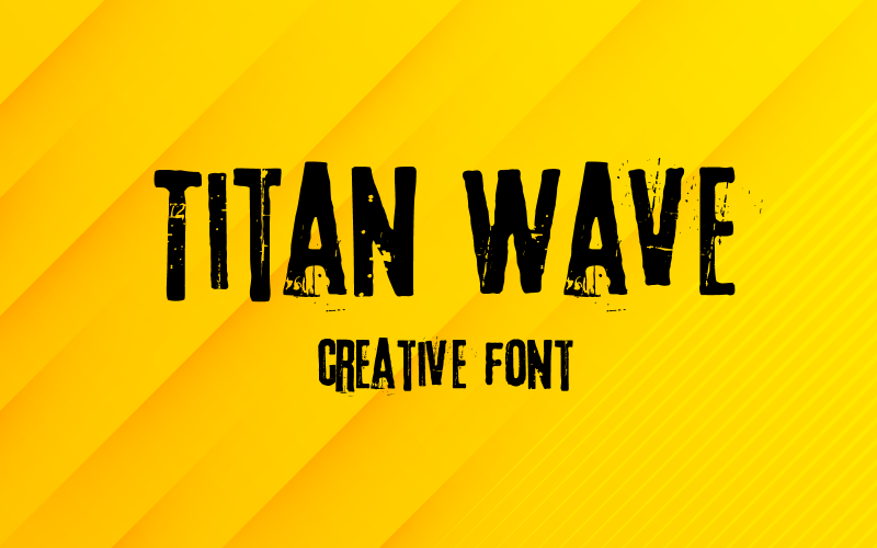 Elegant Titan Wave font-02-24 Font