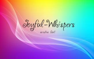 Joyful Whispers font-03-24