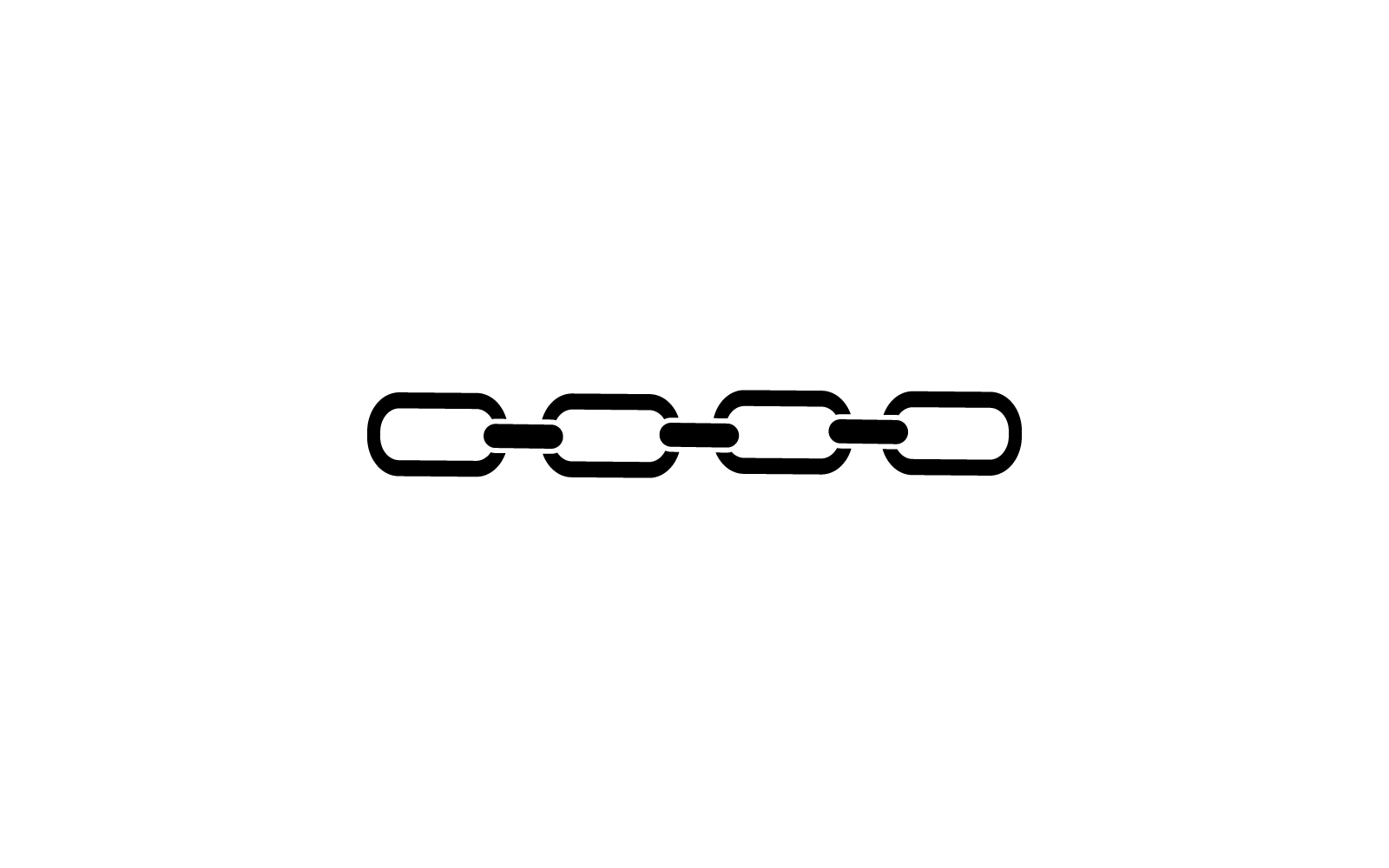 chain design logo vector icon illustration template