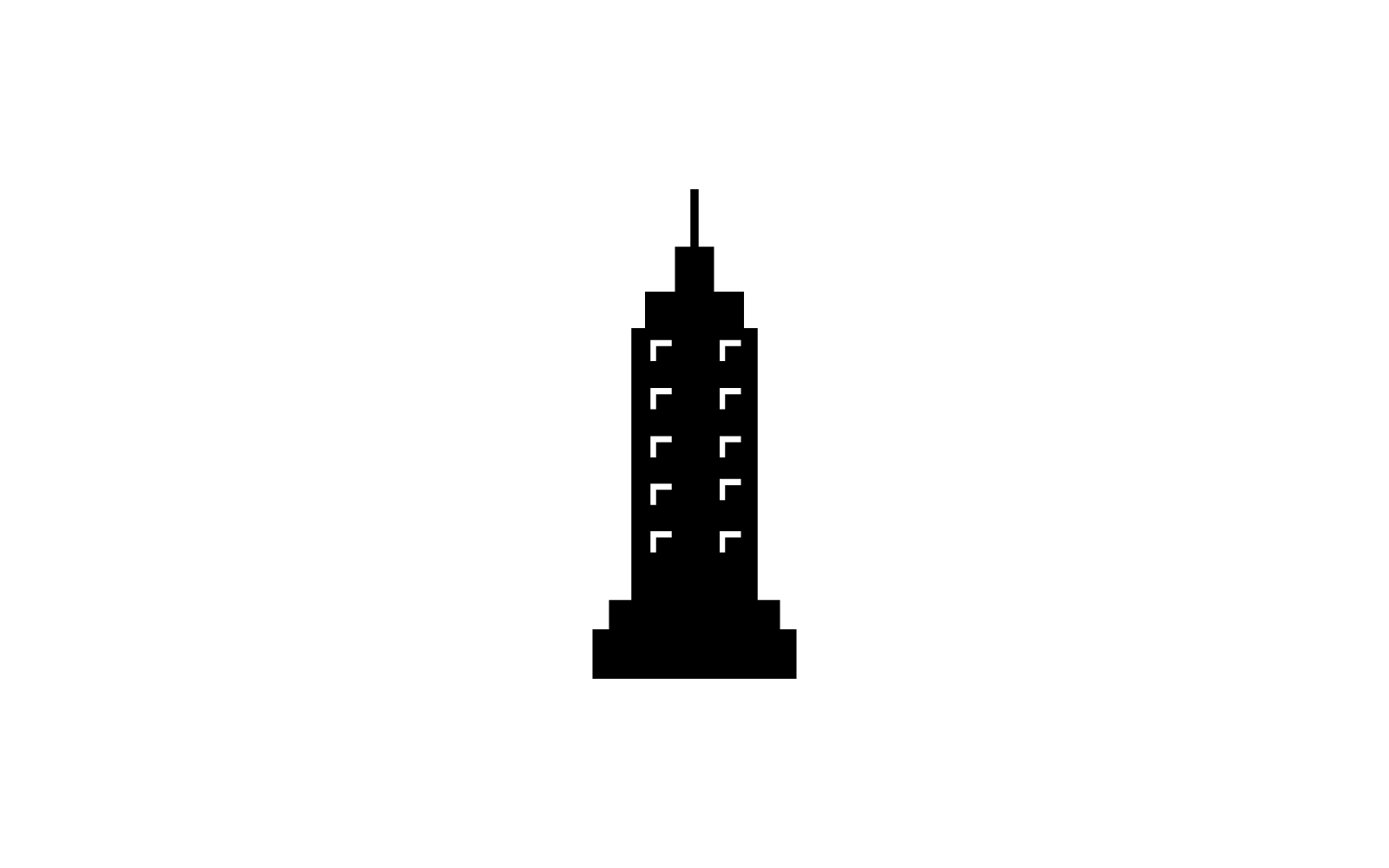 City skyline, city silhouette icon vector illustration template