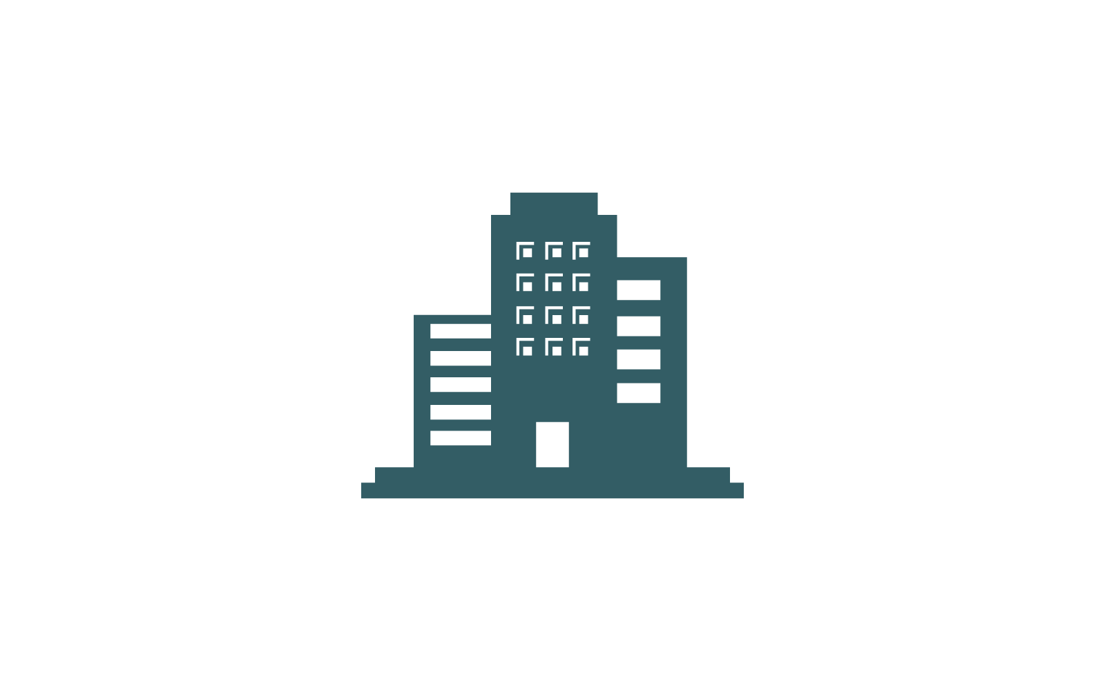 City skyline, city silhouette vector icon flat design template