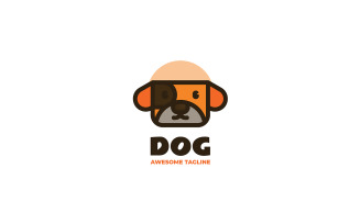 Dog Simple Mascot Logo Design 4
