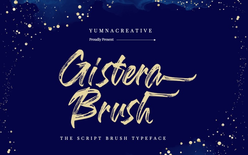 Gistera - Script Brush Font