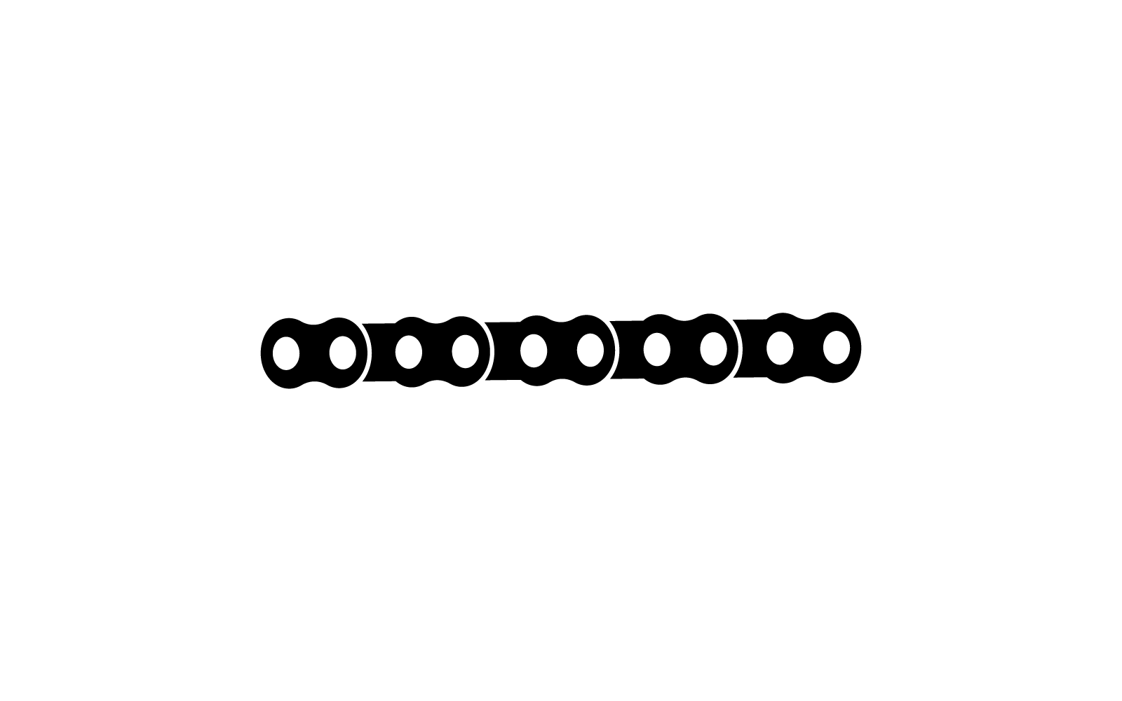 ilustracja projektu łańcucha szablon wektora logo