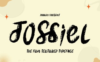 Jossiel - Fun Textured Font