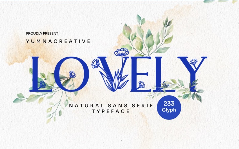 Lovely - Natural Sans Serif Font