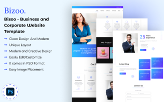 Bizoo - Business and Corporate Website Template