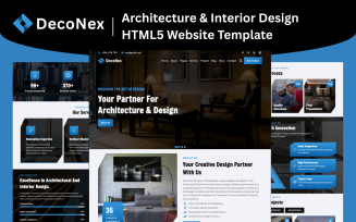 DecoNex - Architecture & Interior Design HTML5 Website Template