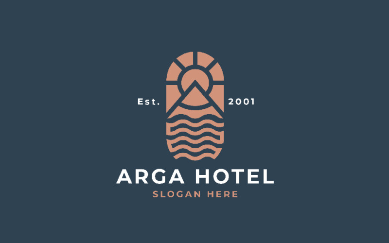 Arga Hotel Travel Professional Logo Logo Template