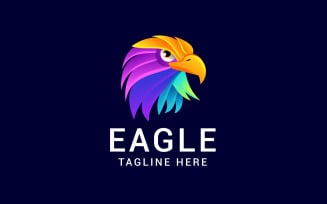Colorful Eagle Logo Design