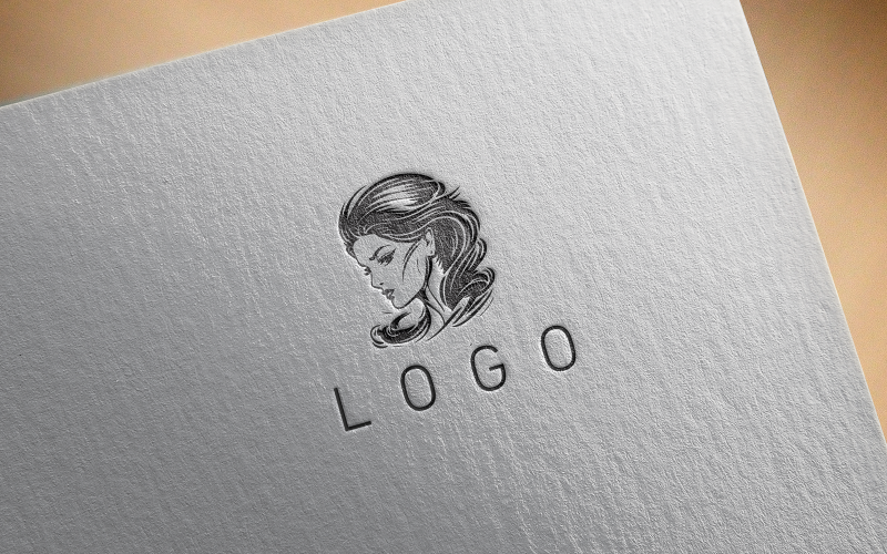 Elegant girl logo 8-0549-23 Logo Template